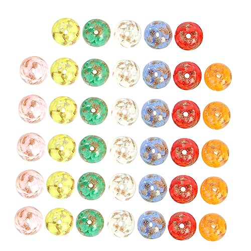HOMSFOU 40Stücke Mischfarbige Glasperlen DIY Bastelperlen für Schmuckherstellung Handgemachte Charm Armband Spacer Zubehör Projekte und HOMSFOU 40Stücke Mischfarbige Glasperlen DIY Bastelperlen für Schmuckherstellung Handgemachte Charm Armband Spacer Zubehör Projekte und von HOMSFOU