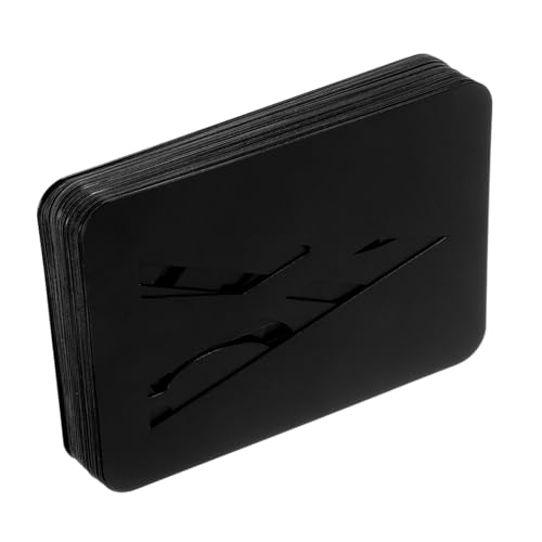 HOMSFOU 42 Stück Ineinandergreifende Schablone Holzbrennende Buchstabenschablonen Tortennummernschablonen Kursive Buchstabenschablonen Zahlen Basteln Schablonen Pp Black von HOMSFOU