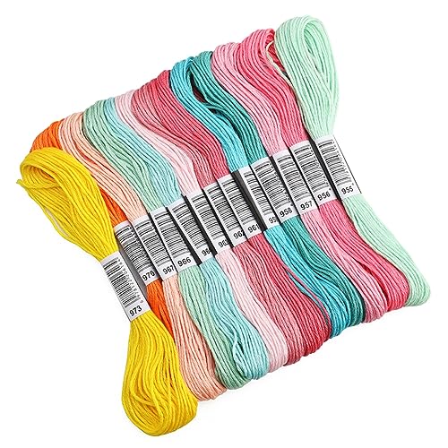 HOMSFOU 447 Stück Stickgarn Bunte Stickfäden für Diy Projekte für Kreuzstich Garnkunst und Kreative Bastelarbeiten HOMSFOU 447 Stück Stickgarn Bunte Stickfäden für Diy Projekte für Kreuzstich Garnkunst und Kreative Bastelarbeiten von HOMSFOU