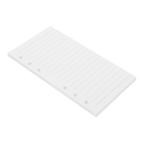 HOMSFOU 45Blätter Nachfüllpapier College Liniertes Blattpapier für Notizblöcke Budgetplaner und Bindereinlagen für Ordner von HOMSFOU