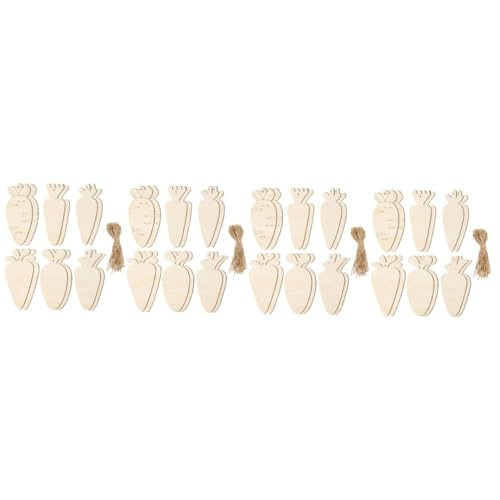 HOMSFOU 48 Sätze Teiliges Karotten Holzschnittmuster Diy Leere Holzornamente für Ostern Natürliche Holzfiguren zum Basteln Dekoration für Zuhause und Handwerksprojekte HOMSFOU 48 Sätze Teiliges Karotten Holzschnittmuster Diy Leere Holzornamente für Ostern Natürliche Holzfiguren zum Basteln Dekoration für Zuhause und Handwerksprojekte von HOMSFOU