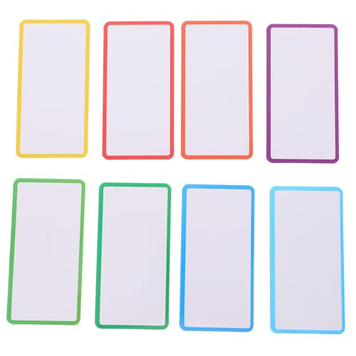 HOMSFOU 48 Stück Magnetische Etikettaufkleber Kühlschrank magnetische, trocken abwischbare Etiketten gesteckt beschriftbare magnete Whiteboard-Klebeband Etiketten für Lebensmittelbehälter von HOMSFOU