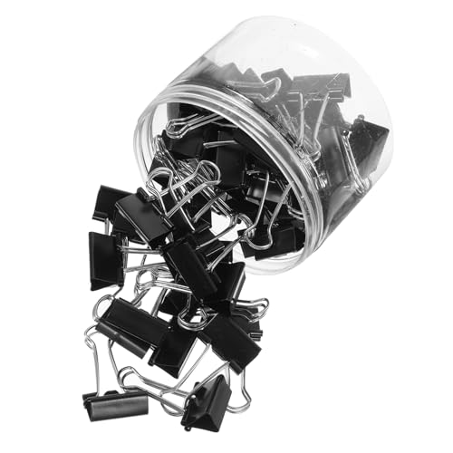 HOMSFOU 48 Stück Metall Binder Clips Verschiedenen Praktische Büroklammern für Dokumente Notizen für Organisation von Papieren und Unterlagen von HOMSFOU
