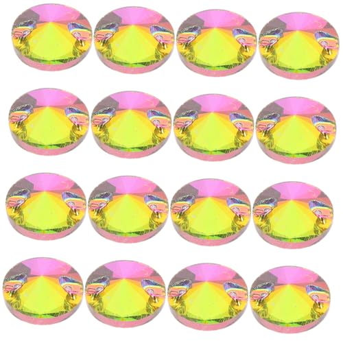 HOMSFOU 48 Stück Nähen Strasssteine Bunte Diy Handarbeitssteine für Hochzeitskleider und Kreative Bekleidungsaccessoires Rund Flache Rückseite HOMSFOU 48 Stück Nähen Strasssteine Bunte Diy Handarbeitssteine für Hochzeitskleider und Kreative Bekleidungsaccessoires Rund Flache Rückseite von HOMSFOU