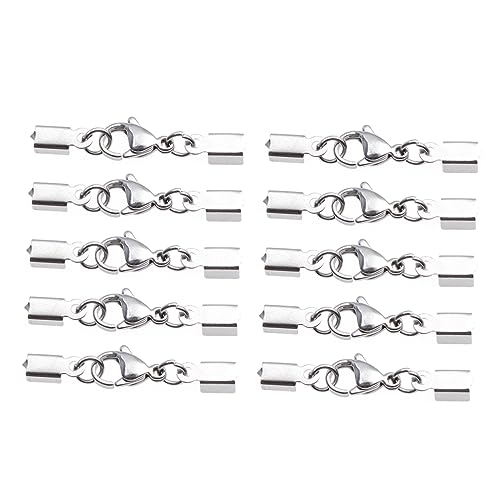 HOMSFOU 48 Stück Teiliges Karabiner Verschlüsse für Schmuckherstellung Lobster Clasps für und Armbänder für Diy Designs Rostfrei und Langlebig von HOMSFOU