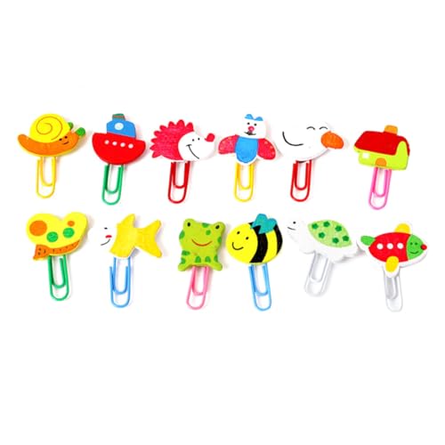 HOMSFOU 48 Stück Teiliges Kreative Tier bookmarker aus Bunte Lesezeichen mit Starker Klemmkraft Robuste Büroklammern für Schule Büro und Schüler Niedliche Tier motiv Paper Clips HOMSFOU 48 Stück Teiliges Kreative Tier bookmarker aus Bunte Lesezeichen mit Starker Klemmkraft Robuste Büroklammern für Schule Büro und Schüler Niedliche Tier motiv Paper Clips von HOMSFOU