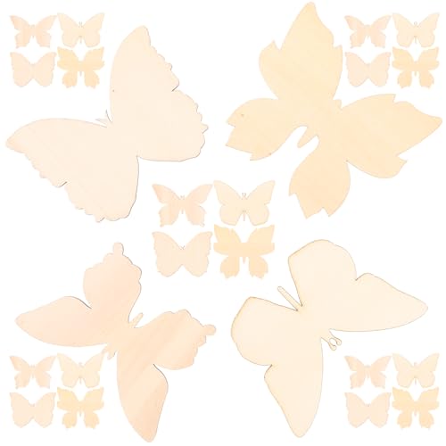 HOMSFOU 48 Stück Teiliges Set Holz Schmetterlingen Ungelackierte Holzplatten für Diy Bastelarbeiten für Kreative Handwerksprojekte Dekorationen und HOMSFOU 48 Stück Teiliges Set Holz Schmetterlingen Ungelackierte Holzplatten für Diy Bastelarbeiten für Kreative Handwerksprojekte Dekorationen und von HOMSFOU