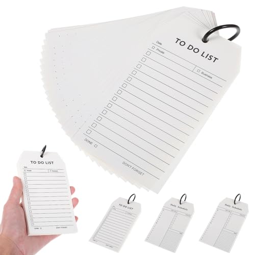 HOMSFOU 4Er-Packung Ringbuch Notizblöcke für Tägliche Planung To Do Listen und Zeitplaner mit Abnehmbaren für Büroorganisation und Produktivität Steigern HOMSFOU 4Er-Packung Ringbuch Notizblöcke für Tägliche Planung To Do Listen und Zeitplaner mit Abnehmbaren für Büroorganisation und Produktivität Steigern von HOMSFOU