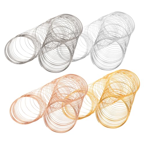 HOMSFOU 4Rollen Schmuckdraht für DIY Schmuckherstellung Basteldraht Kc für Armbänder Halsketten Dangle und Projekte HOMSFOU 4Rollen Schmuckdraht für DIY Schmuckherstellung Basteldraht Kc für Armbänder Halsketten Dangle und Projekte von HOMSFOU