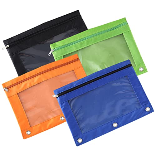 HOMSFOU 4Stücke Abnehmbare Binder Bleistifttaschen Aus Oxford Vielseitige Stifthalter Für Schule Und Reisen Für Ordnung Und Organisation HOMSFOU 4Stücke Abnehmbare Binder Bleistifttaschen Aus Oxford Vielseitige Stifthalter Für Schule Und Reisen Für Ordnung Und Organisation von HOMSFOU