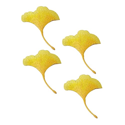 HOMSFOU 4Stücke Ginkgo Gestickte Patches für Kleidung DIY Aufnäher zur Reparatur und Dekoration von Kleidungsstücken Taschen und Mehr Zufälliger Stil HOMSFOU 4Stücke Ginkgo Gestickte Patches für Kleidung DIY Aufnäher zur Reparatur und Dekoration von Kleidungsstücken Taschen und Mehr Zufälliger Stil von HOMSFOU