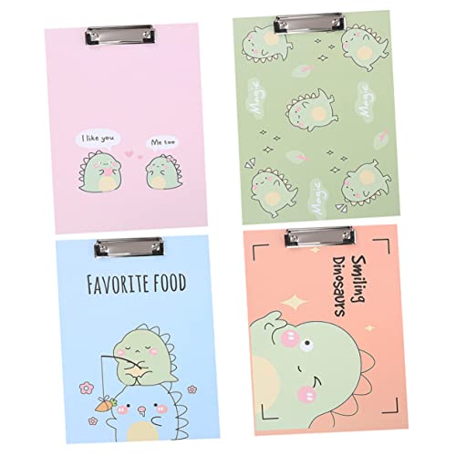 HOMSFOU 4Stücke Multifunktionales Klemmbrett Cartoon Design Clipboard für Schule und Grün Orange für Lehrer Studenten und Büroangestellte HOMSFOU 4Stücke Multifunktionales Klemmbrett Cartoon Design Clipboard für Schule und Grün Orange für Lehrer Studenten und Büroangestellte von HOMSFOU