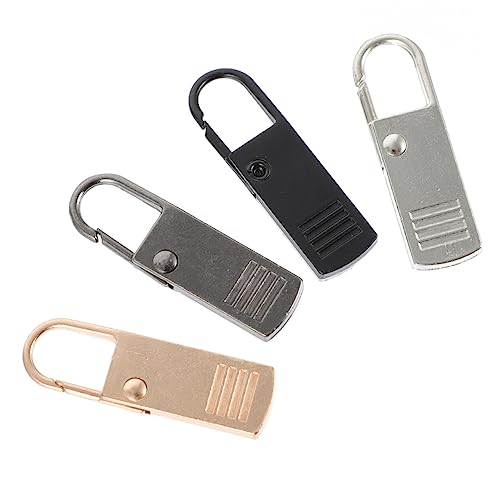 HOMSFOU 4Stücke Teiliges Abnehmbarer Reißverschlussköpfe und Metal Passend für Handtaschen Rucksäcke und Koffer Zipper HOMSFOU 4Stücke Teiliges Abnehmbarer Reißverschlussköpfe und Metal Passend für Handtaschen Rucksäcke und Koffer Zipper von HOMSFOU