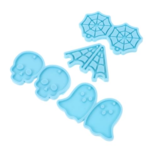 HOMSFOU 4Stücke Teiliges Silikon Gießform Für DIY Halloween Ohrringe Epoxidharz Schmuckformen Langlebig Und Hautfreundlich Für Kunsthandwerker von HOMSFOU