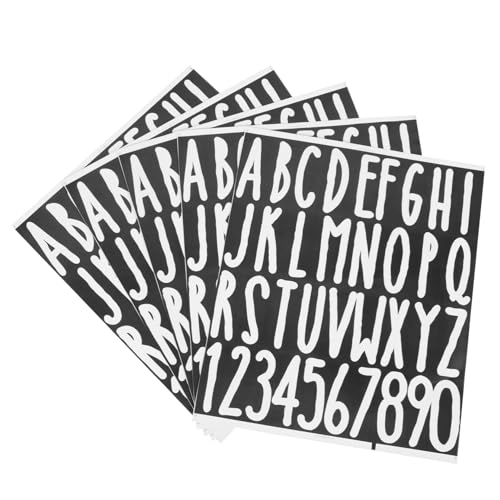 HOMSFOU 5 Blätter Mailbox-Aufkleber Reflektierende Klebenummern reflektierender Aufkleber buchstaben aufkleber Buchstabenaufkleber für Scrapbooking Buchstaben aufkleben HOMSFOU 5 Blätter Mailbox-Aufkleber Reflektierende Klebenummern reflektierender Aufkleber buchstaben aufkleber Buchstabenaufkleber für Scrapbooking Buchstaben aufkleben von HOMSFOU