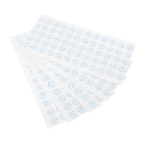 HOMSFOU 5 Blätter Tamper Evident Aufkleber Rund Bögen Qualitätskontrolle Sicherheitslabel mit Herstellungsdatum für Elektronik Möbel Manipulationssichere Warnetiketten von HOMSFOU