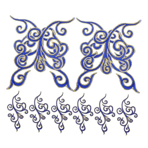 HOMSFOU 5 Paare Aufnäher mit Wolkenrolle als Stickerei Eisen auf Patches Aufnäher für Kleidung nähen gestickte Applikation traditionelle Stickapplikation Stickerei Applikation Baumwolle HOMSFOU 5 Paare Aufnäher mit Wolkenrolle als Stickerei Eisen auf Patches Aufnäher für Kleidung nähen gestickte Applikation traditionelle Stickapplikation Stickerei Applikation Baumwolle von HOMSFOU