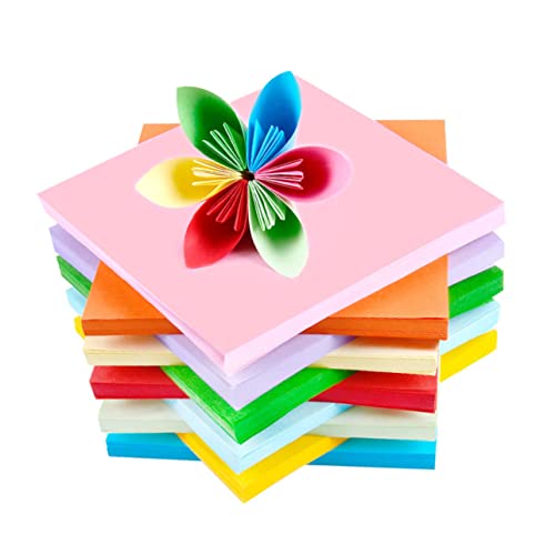 HOMSFOU 5 Packungen Buntes Origami Papier Quadratische Faltblätter für Diy Bastelprojekte pro Packung Zufälligen Farben für Kreativarbeiten und Schulprojekte Zufällige HOMSFOU 5 Packungen Buntes Origami Papier Quadratische Faltblätter für Diy Bastelprojekte pro Packung Zufälligen Farben für Kreativarbeiten und Schulprojekte Zufällige von HOMSFOU