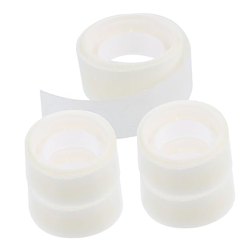 HOMSFOU 5 Rollen Ballonaufkleber Verpackung Punkte klebrig Klebeband klar Pflicht Ballonstreifenband kleine Punktaufkleber Kleberaufkleber Ballonband rundes Klebeband Gummi Transparent von HOMSFOU
