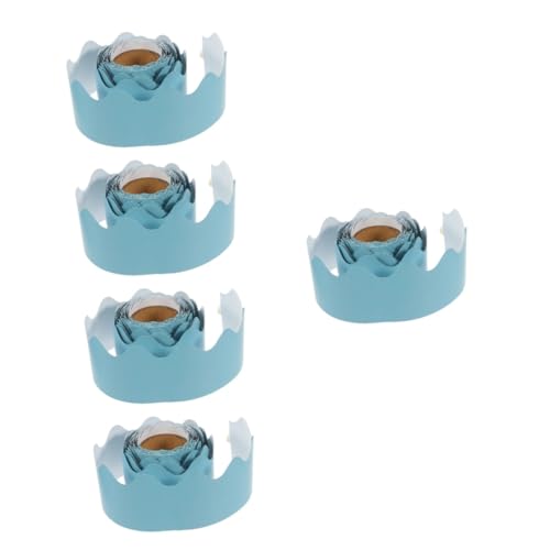HOMSFOU 5 Rollen Dekorative Papierrand Hängend Klassenzimmer Wand Dekorationen Brett Für Mauer Abdeckung Schild Planke Grenze Trimmen Tafel Groß Grenzausstattung Blau Beschichtetes Papier HOMSFOU 5 Rollen Dekorative Papierrand Hängend Klassenzimmer Wand Dekorationen Brett Für Mauer Abdeckung Schild Planke Grenze Trimmen Tafel Groß Grenzausstattung Blau Beschichtetes Papier von HOMSFOU