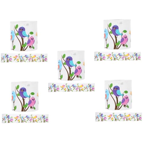 HOMSFOU 5 Rollen Dekorativer Wandborder Aufkleber für Pinnwand und Selbstklebend Material für Schule Büro und Zuhause Einfach Zuschneidbar Stilvolle Dekoration HOMSFOU 5 Rollen Dekorativer Wandborder Aufkleber für Pinnwand und Selbstklebend Material für Schule Büro und Zuhause Einfach Zuschneidbar Stilvolle Dekoration von HOMSFOU