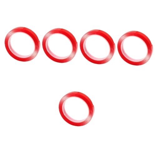HOMSFOU 5 Rollen Doppelseitiges Klebeband Extra Stark Breites Klebeband für Verschiedene Anwendungen und Langlebig für Zuhause Büro Bastelprojekte HOMSFOU 5 Rollen Doppelseitiges Klebeband Extra Stark Breites Klebeband für Verschiedene Anwendungen und Langlebig für Zuhause Büro Bastelprojekte von HOMSFOU