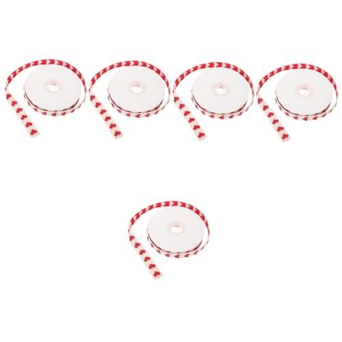 HOMSFOU 5 Rollen Geschenkzubehör Bänder zum Basteln Valentinstag Schleifen zum Verpacken Paketband verschleißfestes Geschenkband Geschenkband Polyester Baumwolle HOMSFOU 5 Rollen Geschenkzubehör Bänder zum Basteln Valentinstag Schleifen zum Verpacken Paketband verschleißfestes Geschenkband Geschenkband Polyester Baumwolle von HOMSFOU