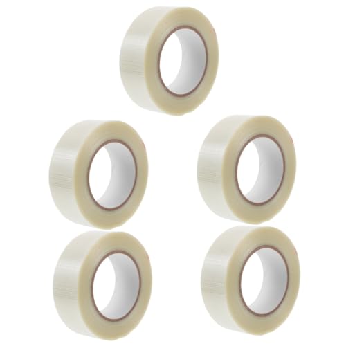 HOMSFOU 5 Rollen Hochleistungs Klebeband Transparente Hochgradig Haftende Reparatur und Fixierband für Vielseitige Anwendungen Temperaturbeständig und Langlebig von HOMSFOU