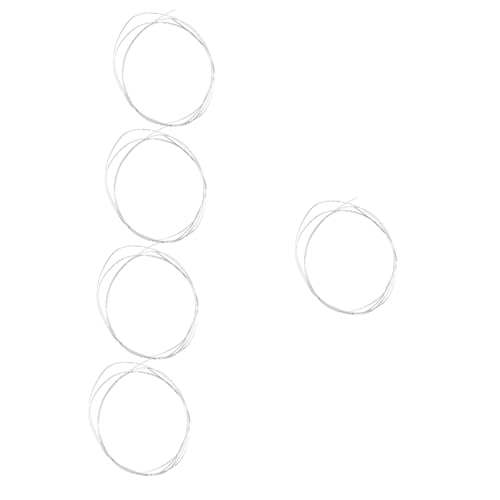 HOMSFOU 5 Rollen Schmuckdraht Reiner für Diy Armbänder Ringe Hochwertiger Hautfreundlicher für Schmuckherstellung und Bastelprojekte von HOMSFOU