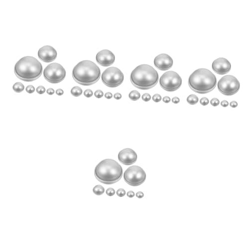 HOMSFOU 5 Sätze Backform Salz Schimmel Seifenformen Für Die Seifenherstellung Runden Form in Kugelform Ball Badeform Kuchenform Aluminiumlegierung Silver 16 Stück * 5 HOMSFOU 5 Sätze Backform Salz Schimmel Seifenformen Für Die Seifenherstellung Runden Form in Kugelform Ball Badeform Kuchenform Aluminiumlegierung Silver 16 Stück * 5 von HOMSFOU