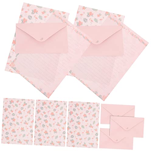 HOMSFOU 5 Sätze Briefpapier Set mit Vintage Blumen und Tiermotiven Umschläge und Briefpapier Langlebiges Hochwertiges Schreibpapier für Einladungen Dankeskarten und Partybedarf HOMSFOU 5 Sätze Briefpapier Set mit Vintage Blumen und Tiermotiven Umschläge und Briefpapier Langlebiges Hochwertiges Schreibpapier für Einladungen Dankeskarten und Partybedarf von HOMSFOU