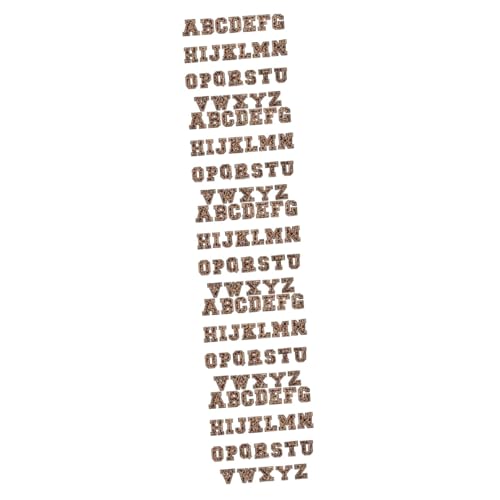 HOMSFOU 5 Sätze Buchstaben-patch Flicken Für Bekleidung Stoffbuchstaben Zum Aufbügeln Bügeln Beim Schriftzug Für T-shirts Transfers Aufbügeln Bügelbilder Hellbraun Flanell 26 Stücke * 5 HOMSFOU 5 Sätze Buchstaben-patch Flicken Für Bekleidung Stoffbuchstaben Zum Aufbügeln Bügeln Beim Schriftzug Für T-shirts Transfers Aufbügeln Bügelbilder Hellbraun Flanell 26 Stücke * 5 von HOMSFOU