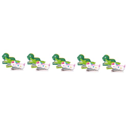 HOMSFOU 5 Sätze Cartoon Hefter Handhefter Für Studenten Tragbarer Büro Hefter Im Süßen Design Dinosaurier Einhorn Schulzubehör Für Zuhause 3 Stücke * 5 HOMSFOU 5 Sätze Cartoon Hefter Handhefter Für Studenten Tragbarer Büro Hefter Im Süßen Design Dinosaurier Einhorn Schulzubehör Für Zuhause 3 Stücke * 5 von HOMSFOU