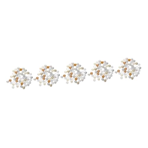 HOMSFOU 5 Sätze Charms-perlen Reiz Groß Sortiert Spacer Rosa Perlen Für Schmuck Klobige Perlen Lose Basteln Lieferungen Wohnkultur Schüttgut Acryl 50 Stück * 5 von HOMSFOU