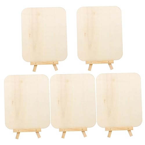 HOMSFOU 5 Sätze DIY Maltafeln mit Abnehmbarem Holzständer Kreative Leere Zeichenbretter für Vorschulkinder Edukatives Malspielzeug Kreativität und Malspaß HOMSFOU 5 Sätze DIY Maltafeln mit Abnehmbarem Holzständer Kreative Leere Zeichenbretter für Vorschulkinder Edukatives Malspielzeug Kreativität und Malspaß von HOMSFOU