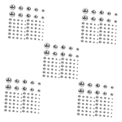HOMSFOU 5 Sätze Disco Kugel Perlen Für Diy Schmuckherstellung Farbige Facettierte Glasperlen Für Armbänder Und Ohrringe Für Kreative Bastelprojekte 200 Stück * 5 von HOMSFOU