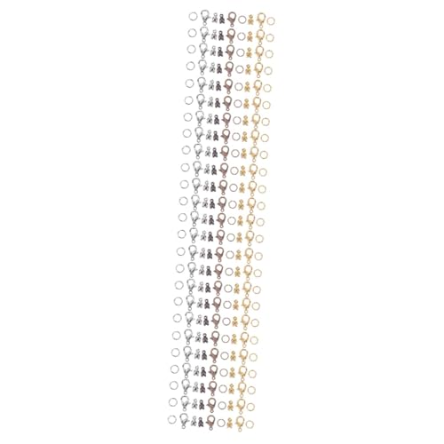 HOMSFOU 5 Sätze Diy Schmuckherstellungsset Schmuckringe mit Karabinerverschlüssen und Rotkupfer für Armbänder und Bastelprojekte HOMSFOU 5 Sätze Diy Schmuckherstellungsset Schmuckringe mit Karabinerverschlüssen und Rotkupfer für Armbänder und Bastelprojekte von HOMSFOU