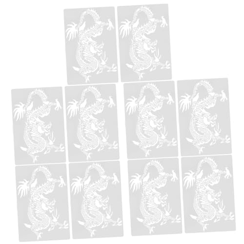 HOMSFOU 5 Sätze Drachenform-malvorlage Drachenschablonen Zum Malen Drachen-schablone Malschablonen Kleine Schablonen Zum Basteln Diy-drachen-malvorlagen Pvc Weiß 2 Stücke * 5 HOMSFOU 5 Sätze Drachenform-malvorlage Drachenschablonen Zum Malen Drachen-schablone Malschablonen Kleine Schablonen Zum Basteln Diy-drachen-malvorlagen Pvc Weiß 2 Stücke * 5 von HOMSFOU