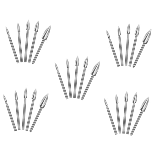 HOMSFOU 5 Sätze Elektrisches Drehwerkzeug Bohrer Für Die Holzbearbeitung Zubehör Für Die Holzbearbeitung Selber Machen Drill -kit Bausatz Schnitzel-kit Weißer Stahl Silber 5 Stück * 5 HOMSFOU 5 Sätze Elektrisches Drehwerkzeug Bohrer Für Die Holzbearbeitung Zubehör Für Die Holzbearbeitung Selber Machen Drill -kit Bausatz Schnitzel-kit Weißer Stahl Silber 5 Stück * 5 von HOMSFOU
