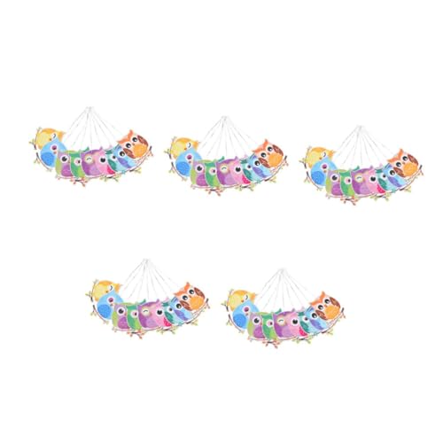 HOMSFOU 5 Sätze Eulenanhänger Noel Ornament Partydekorationen mit Eulenmotiv Eulen-Pinnwand-Dekorationen Klassenzimmer Wanddekorationen Eulendekorationen Pinnwandausschnitte Baumwollseil HOMSFOU 5 Sätze Eulenanhänger Noel Ornament Partydekorationen mit Eulenmotiv Eulen-Pinnwand-Dekorationen Klassenzimmer Wanddekorationen Eulendekorationen Pinnwandausschnitte Baumwollseil von HOMSFOU