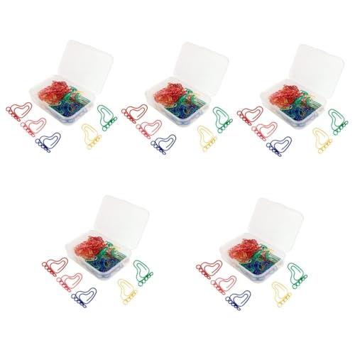 HOMSFOU 5 Sätze Fußabdruck Büroklammern Aus Bunte Binder Clips Zur Dokumentenorganisation Praktische Und Dekorative Büroklammern Für Notizen Und Papierarbeiten 30 Stück * 5 von HOMSFOU