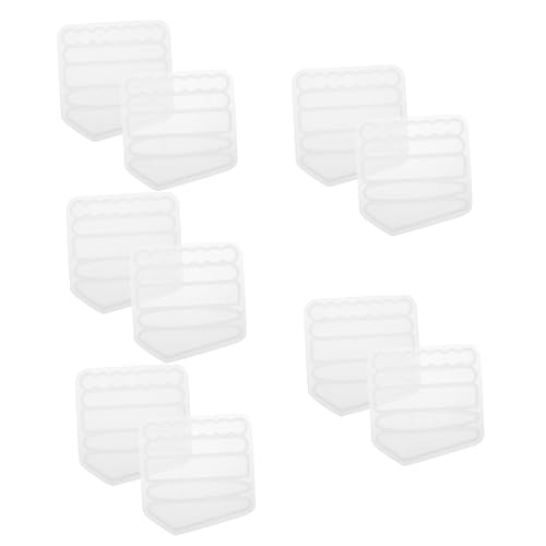 HOMSFOU 5 Sätze Haarnadelform Kleine Silikonformen Für Harz Kristall Epoxidformen Harzformen Silikon Haarnadelform Silikonformen Für Epoxidharz Haarnadelgussformen 2 Stück * 5 von HOMSFOU