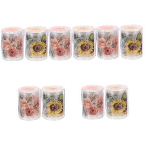 HOMSFOU 5 Sätze Handband Pflanzen Gemustert Haustierbänder Für Journaling Und Scrapbooking Scrapbook-materialband Haustierbandblumen Breites Pet-tape-journaling Das Haustier 2 Rollen * 5 HOMSFOU 5 Sätze Handband Pflanzen Gemustert Haustierbänder Für Journaling Und Scrapbooking Scrapbook-materialband Haustierbandblumen Breites Pet-tape-journaling Das Haustier 2 Rollen * 5 von HOMSFOU