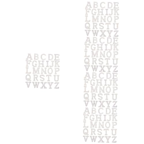HOMSFOU 5 Sätze Heiße Diamant-buchstabenaufkleber Stickbuchstaben Für Stoff Selbstklebende Buchstaben-patches Gepatcht Alphabet Name Funkelnd Patch-briefe Stich Silber 26 Stück * 5 HOMSFOU 5 Sätze Heiße Diamant-buchstabenaufkleber Stickbuchstaben Für Stoff Selbstklebende Buchstaben-patches Gepatcht Alphabet Name Funkelnd Patch-briefe Stich Silber 26 Stück * 5 von HOMSFOU