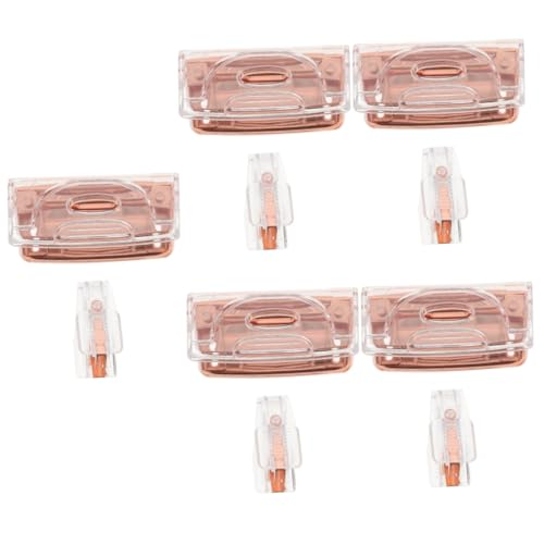 HOMSFOU 5 Sätze Hole Punch Nail Picker Loch Entferner Stanzen Hefterbüro schwer Entfernung Papierverschluss Bürozubehör Heftklammernabzieher für das Büro Aluminiumlegierung von HOMSFOU