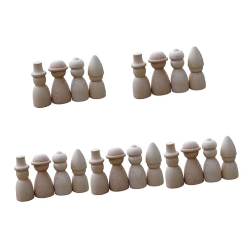 HOMSFOU 5 Sätze Holzpuppen Bastelset Diy Bemalbare Holzfiguren Für Kinderzimmer Dekoration Kreative Spielzeuge Handgemachte Holzfiguren Für Bastelprojekte Geschenkidee 4 Stück * 5 HOMSFOU 5 Sätze Holzpuppen Bastelset Diy Bemalbare Holzfiguren Für Kinderzimmer Dekoration Kreative Spielzeuge Handgemachte Holzfiguren Für Bastelprojekte Geschenkidee 4 Stück * 5 von HOMSFOU
