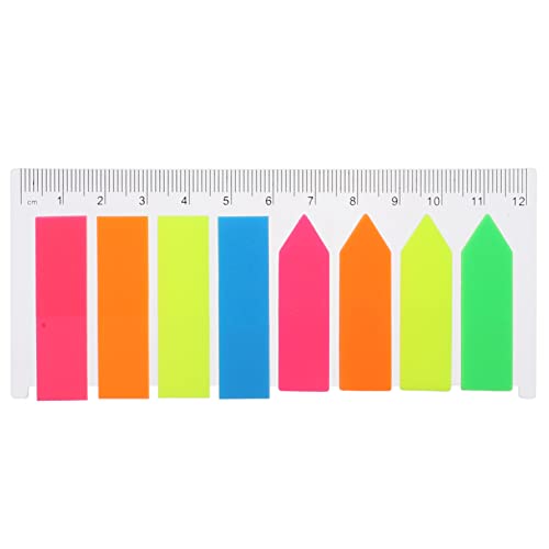 HOMSFOU 5 Sätze Klebezettel Farben Beschriftbare Haftnotizen Index Tabs und Haftstreifen für Seitenmarkierung für Bücher Berichte und Notizen von HOMSFOU
