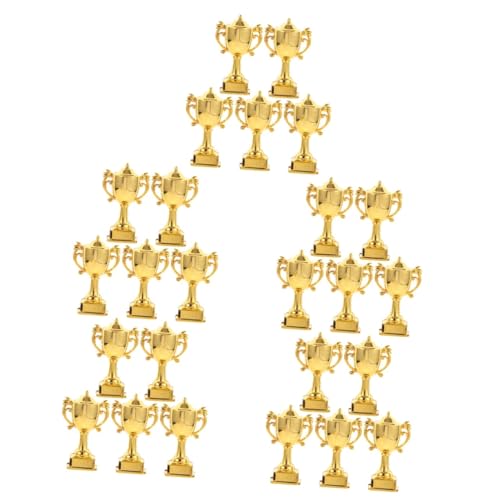 HOMSFOU 5 Sätze Kuchenmodell Dekoration Trophäen Für Erwachsene Party Glücklich Zinn Trophäenpreis Wählt Plastik Trophäe Miniatur-trophäendekor Stütze Golden 5 Stück * 5 HOMSFOU 5 Sätze Kuchenmodell Dekoration Trophäen Für Erwachsene Party Glücklich Zinn Trophäenpreis Wählt Plastik Trophäe Miniatur-trophäendekor Stütze Golden 5 Stück * 5 von HOMSFOU