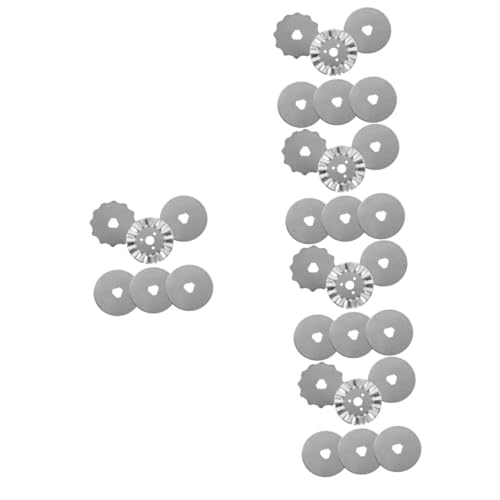HOMSFOU 5 Sätze Lederschneideklingen Rotationsschneider Für Teilkörnungsschneider Rund Klein Beschichtet Rotierend Nähen Stoff Papier Mehrfachrollen Echte 6 Stück * 5 HOMSFOU 5 Sätze Lederschneideklingen Rotationsschneider Für Teilkörnungsschneider Rund Klein Beschichtet Rotierend Nähen Stoff Papier Mehrfachrollen Echte 6 Stück * 5 von HOMSFOU