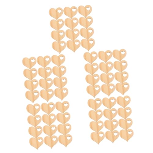 HOMSFOU 5 Sätze Liebe Holzchip -dekoration Valentinstag Dekorationen Herzform Stichworte Dekorativ Leer Herzschlagdekor Ausschnittscheiben Herzförmig Herzförmiges Beige 100 Stück * 5 HOMSFOU 5 Sätze Liebe Holzchip -dekoration Valentinstag Dekorationen Herzform Stichworte Dekorativ Leer Herzschlagdekor Ausschnittscheiben Herzförmig Herzförmiges Beige 100 Stück * 5 von HOMSFOU